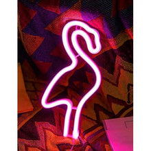 Load image into Gallery viewer, Flamingo Shaped Neon LED Light (Pink)
