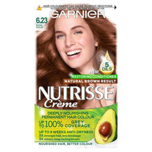 Load image into Gallery viewer, Garnier Nutrisse 6.23 Rose Gold Brown
