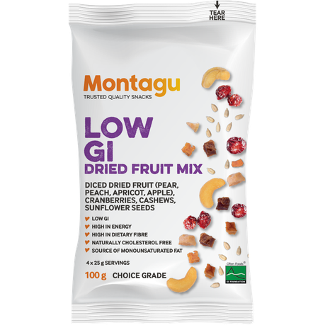 Montagu Lifestyle Low GI Mix 10x 100g Box Buy Online in Zimbabwe thedailysale.shop