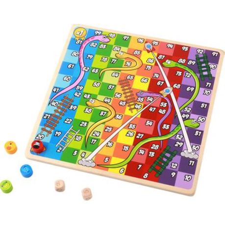 Nuovo Wooden 2 In 1 Chess: Ludo Game, Snakes and L Buy Online in Zimbabwe thedailysale.shop