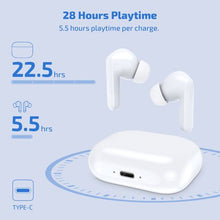 Load image into Gallery viewer, Letsfit - T18 TWS Wireless Stereo Earbuds with Charging Box - White
