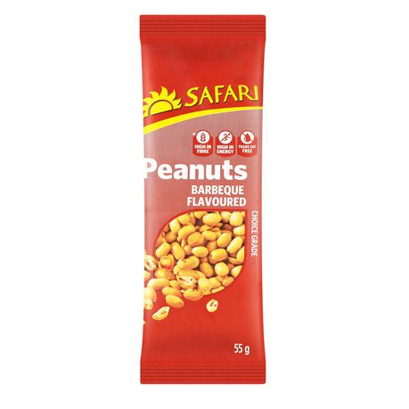 Safari - Peanuts Barbecue Flavoured 20 x 55g Buy Online in Zimbabwe thedailysale.shop