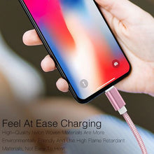 Load image into Gallery viewer, USB Type C Data Cable - 1m Braided Fast Charging - Rose Gold
