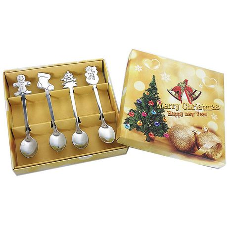 Floxi Set Of 4 Christmas Themed Spoons