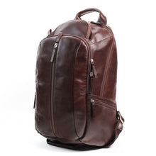 Load image into Gallery viewer, NUVO - Boston Genuine Leather Laptop Backpack Brown
