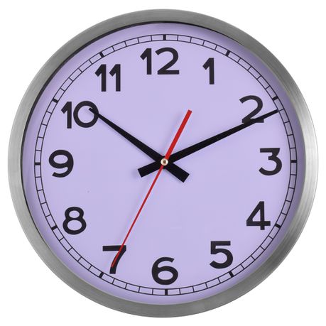 Metal 30cm Wall Clock Buy Online in Zimbabwe thedailysale.shop