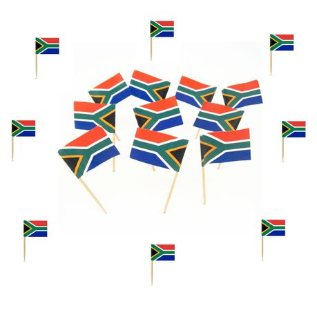 Aankopen - SA Flag Toothpicks - 240 Units