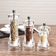 Load image into Gallery viewer, Acrylic and Stainless Steel Salt or Pepper Grinder (16cm)
