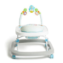 Load image into Gallery viewer, George &amp; Mason Baby - Penguin Toy Blue Chevron Walker
