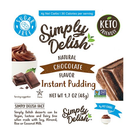 Simply Delish - Natural - Chocolate - Instant Pudding Buy Online in Zimbabwe thedailysale.shop