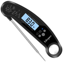 Load image into Gallery viewer, Lifespace Premium Instant Read Digital Folding Meat Thermometer
