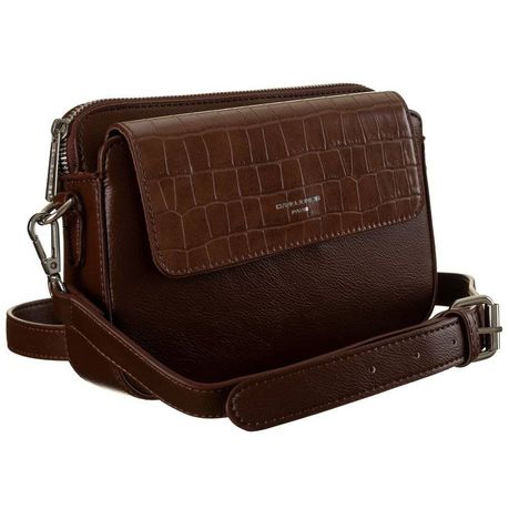 David Jones Shoulder Bag - Brown Buy Online in Zimbabwe thedailysale.shop