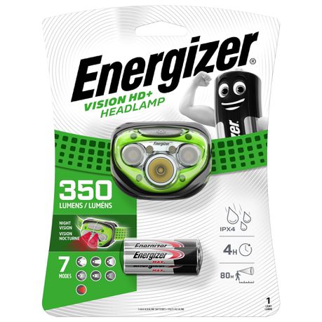 Energizer Vision HD+ Headlight (350 lumens) incl. 3x AAA