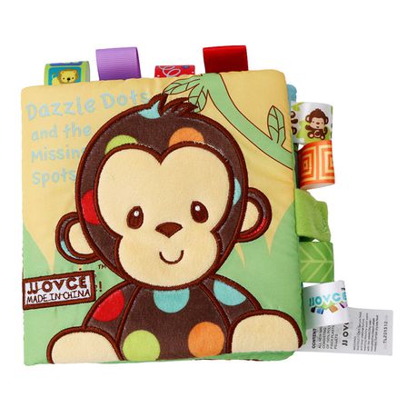 Nuovo Interactive Baby Fabric Book - Monkey