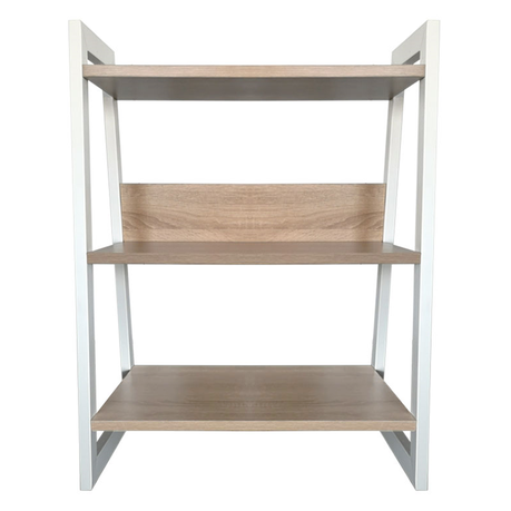 3-Tier Industrial-Style Bookcase Free Standing Bookshelf Display Unit Buy Online in Zimbabwe thedailysale.shop