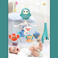 Load image into Gallery viewer, Baby Crib Mobile Rechargeable Remote Control Bed Bell Rattle Toy-Mint
