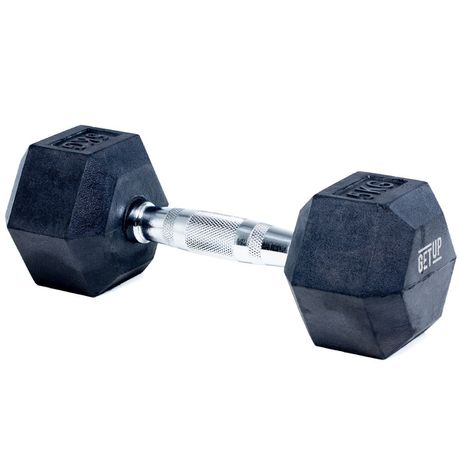 GetUp Hex Rubber Dumbbell - 5kg Buy Online in Zimbabwe thedailysale.shop