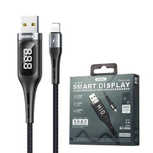 Load image into Gallery viewer, Remax RC-096i  Intelligent Digital Data Cable -  Lightening  Black
