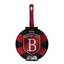 Load image into Gallery viewer, Berlinger Haus 26cm Marble Coating Flip Frypan - Burgundy Metallic Line
