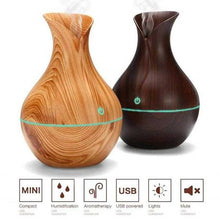 Load image into Gallery viewer, Ultrasonic Aroma Humidifier with Colour Changing - Light Brown
