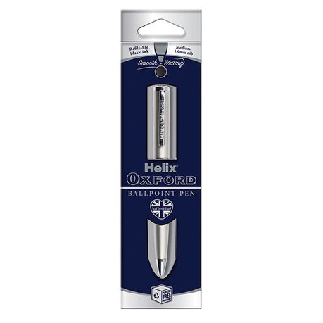 Helix Oxford Ball Pen – Stainless Steel Buy Online in Zimbabwe thedailysale.shop