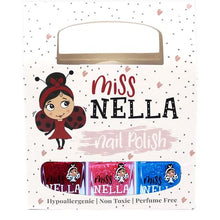 Load image into Gallery viewer, Miss Nella Winter Glitters Special Glitter Kids Nail Polish 3 Pack Peel off
