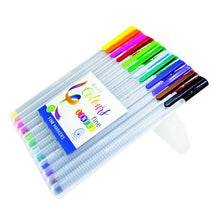 Load image into Gallery viewer, iWrite Colours Fineliners 0.4mm- 12 Assorted Colours - Triangular Barrel
