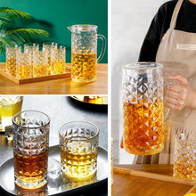 Load image into Gallery viewer, 2.8L Crystal Clear Acrylic Pitcher &amp; 6 Tumbler Set
