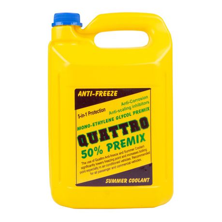 Quattro Antifreeze Summer Coolant - 5L Buy Online in Zimbabwe thedailysale.shop