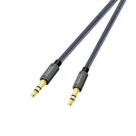 Hoco UPA03 Noble Sound 1M 3.5mm AUX Cable - Tarnish Buy Online in Zimbabwe thedailysale.shop