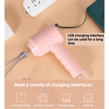 Load image into Gallery viewer, USB Rechargeable Wireless Hand Mixer - White
