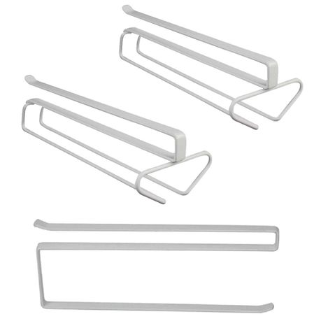 Mix Box Under Cabinet Paper Towel Hanger Wine Glass Storage Rack 3 Set