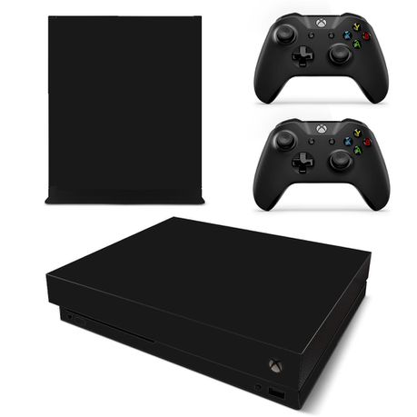 SkinNit Decal Skin For Xbox one X: Matt Black