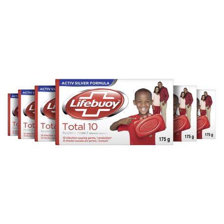 Lifebuoy Total 10 Hygiene Soap Bar 6x175g