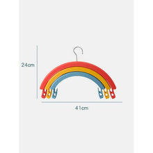 Load image into Gallery viewer, Three-layer Rainbow Multifunctional Rotating Clothes Hanger
