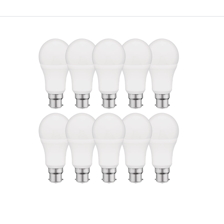 10 Pack - LED 18w Light Bulb B22 Bayonet Buy Online in Zimbabwe thedailysale.shop