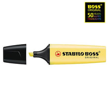 Load image into Gallery viewer, STABILO Boss Highlighter Pastel Yellow Box 10
