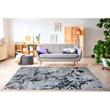 Load image into Gallery viewer, 230x160 Babil Turkish Rug with Textured Shimmering Yarn - GREY/L.GREY
