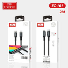 Load image into Gallery viewer, Earldom EC-101 18W PD Braided Type-C to Lightning Cable 2m
