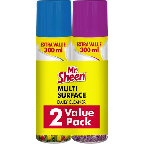 Shield Mr Sheen Multi Surface Cleaner Twin Pack 300ml