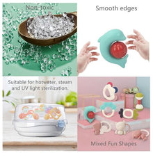 Load image into Gallery viewer, Heartdeco Large Waterproof Baby Crawling Play Mat &amp; 6 Piece Teether Toys Set
