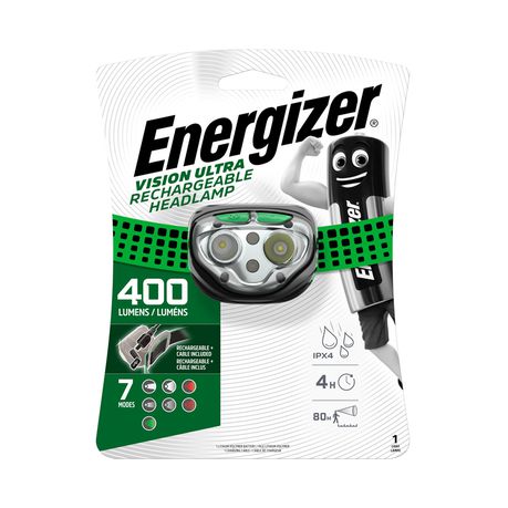 Energizer Vision Ultra Rechargeable Headlight (400 lumens)