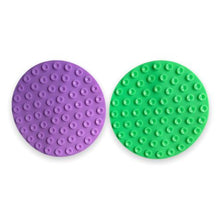 Load image into Gallery viewer, Lick Mat Double Set - Green &amp; Purple
