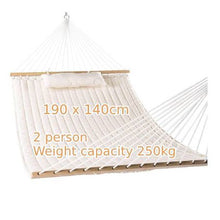 Load image into Gallery viewer, innolife Luxury Double Layered Quilted Padded Hammock with Pillow
