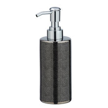Load image into Gallery viewer, Wenko – Soap Dispenser – Nuria Range – Silver/Anthracite – Ceramic

