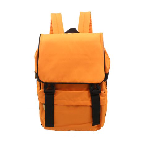 Blackchilli Front Pocket Buckle Backpack-Orange Buy Online in Zimbabwe thedailysale.shop