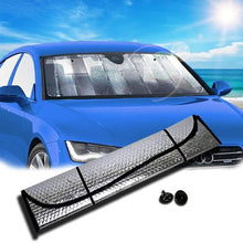 Load image into Gallery viewer, Sun Shield For Car Windscreen Sun Reflector 126x60cm Folding Foil
