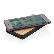 Load image into Gallery viewer, @memorii - Askas 8000 Mah Bamboo Wireless Powerbank
