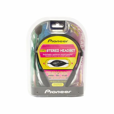 Pioneer HA-HS31 headphone for Pc stereo with microphone volume control Buy Online in Zimbabwe thedailysale.shop