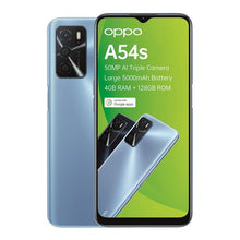 Load image into Gallery viewer, OPPO A54s 128GB Single Sim - Pearl Blue + Vodacom SIM Card Pack
